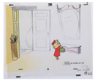 An Original Production Cel of Gerald McBoing Boing.