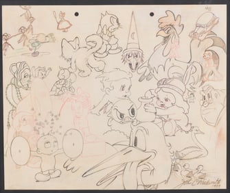 A Charles Mintz Studio Publicity Drawing.