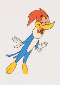 A Signed Woody Woodpecker Limited Edition Cel.