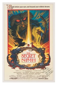 A Multi-Signed "The Secret of NIMH" One-Sheet.