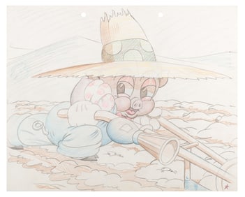 A “Porky’s Spring Planting" Layout Drawing.