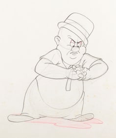 A “Wabbit Twouble" Storyboard Panel.
