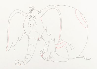 A "Horton Hatches the Egg" Production Drawing.