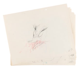 A Set of "Horton Hatches the Egg" Production Drawings.