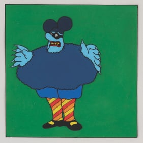 A “Yellow Submarine" Blue Meanie Production Cel.