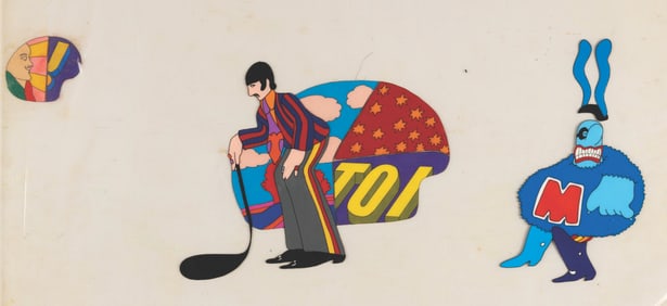 A Ringo and Max Blue Meanie “Yellow Submarine" Production Cel.