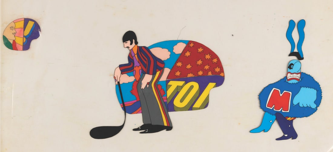 A Ringo and Max Blue Meanie “Yellow Submarine" Production Cel. (1 of 6)
