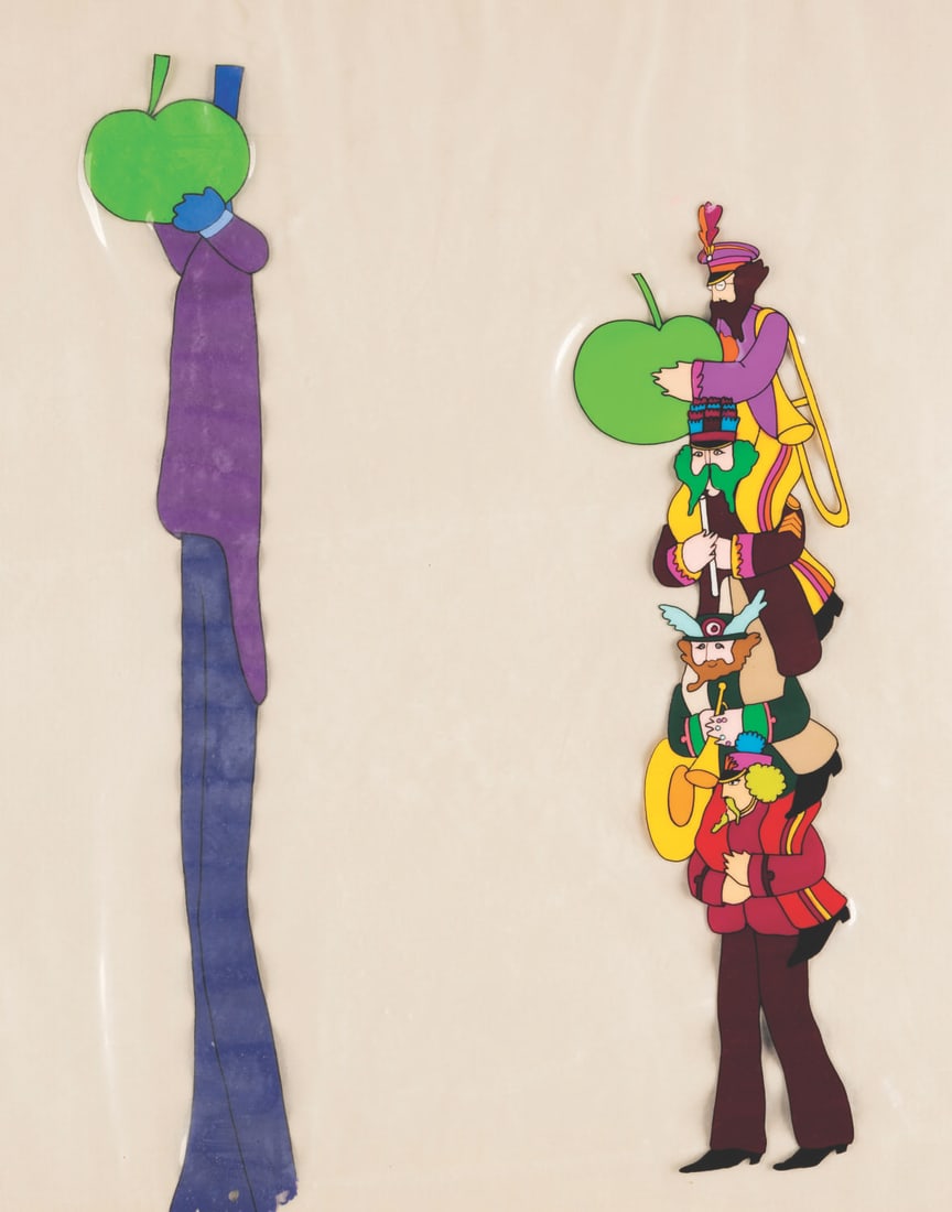 A Sgt. Pepper’s and Apple Bonker “Yellow Submarine" Production Cel. (1 of 3)