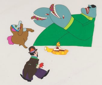 A Multiple Character “Yellow Submarine" Production Cel.
