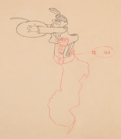 A "Yellow Submarine" Production Drawing.
