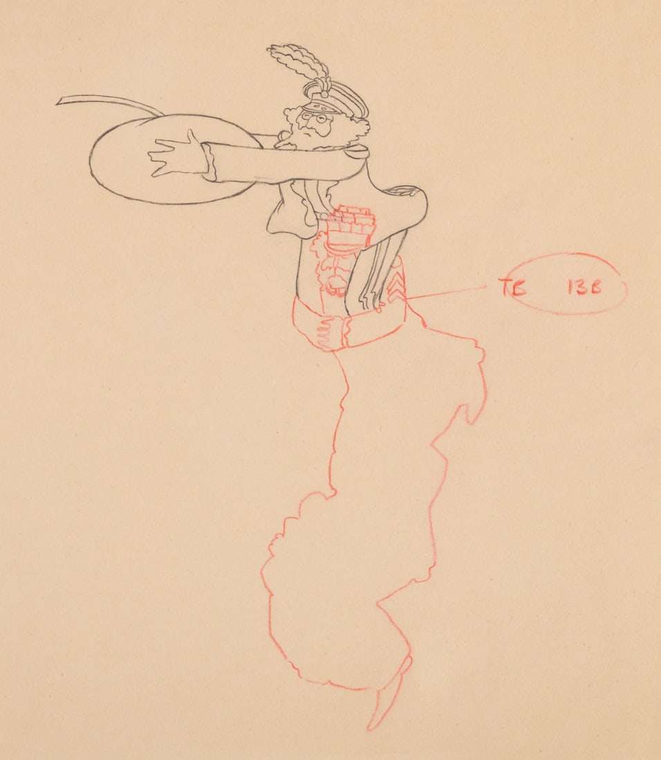 A "Yellow Submarine" Production Drawing. (1 of 2)