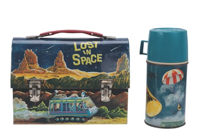 A “Lost in Space" Lunchbox and Thermos Set.