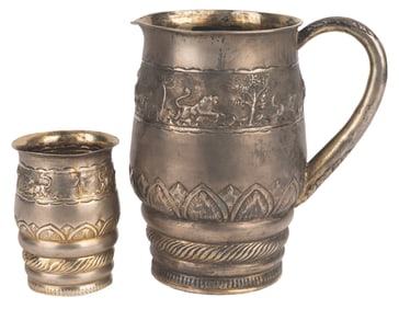 A “Game of Thrones" Dothraki Wine Jug and Cup.