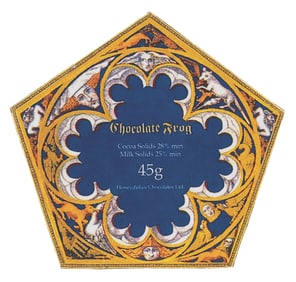 A Wizarding World of Harry Potter Chocolate Frog Card Prop.