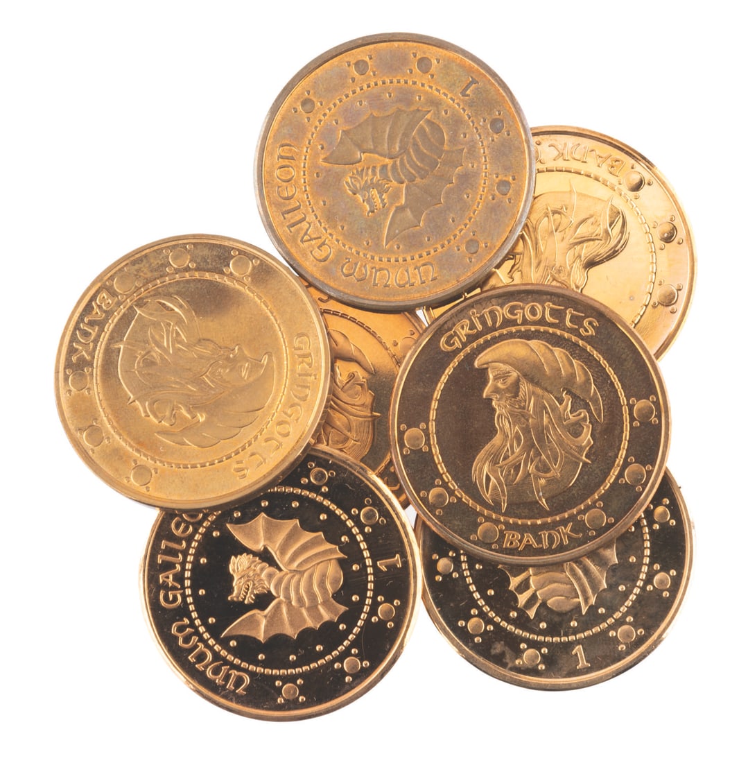 A Galleon Prop Collection from The Wizarding World of Harry Potter. (1 of 2)