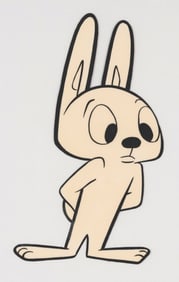 A "Crusader Rabbit" Original Production Cel.
