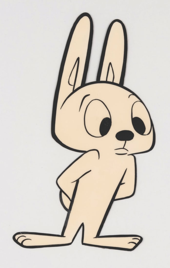 A "Crusader Rabbit" Original Production Cel.