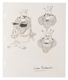 A King Bushwick Character Development Drawing.