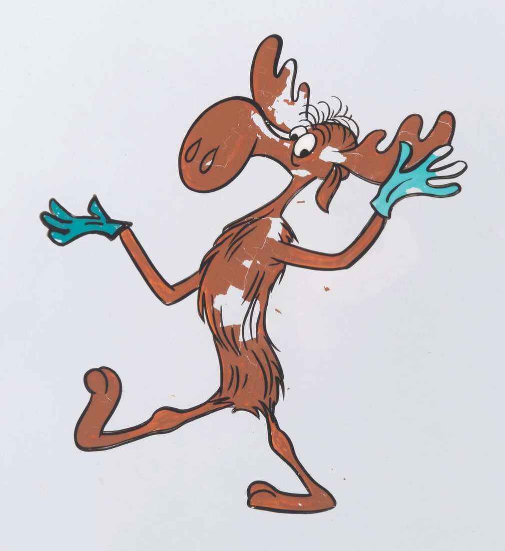A “Rocky and His Friends" Bullwinkle Production Cel. (1 of 2)