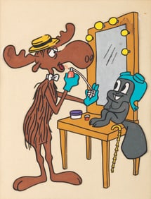 A “Rocky and Bullwinkle" Publicity Cel.