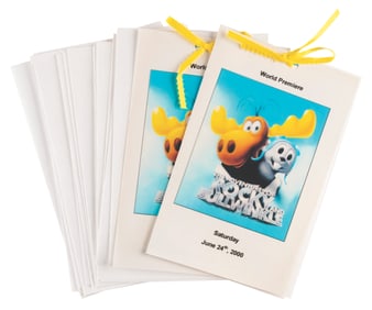 "The Adventures of Rocky and Bullwinkle" World Premiere Invitations.