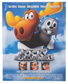 A Large "The Adventures of Rocky and Bullwinkle" Poster.
