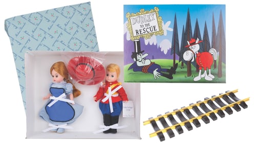 Dudley Do-Right and Nell Madame Alexander Dolls.