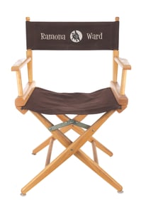 A Ramona Ward "Dudley Do-Right" Director's Chair.