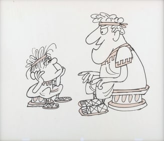 A Drawing of Aesop and Son.