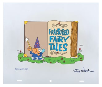 A Fractured Fairy Tales #26 Scene Cel Signed by Jay Ward.