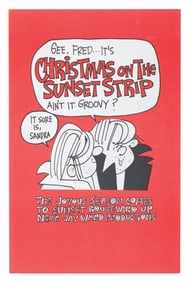 A Jay Ward “Christmas on the Sunset Strip" Booklet.