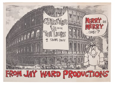 A Christmas Gag Poster.