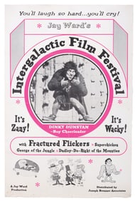 A "Jay Ward's Intergalactic Film Festival" Poster.