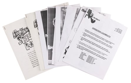 A Collection of “Bullwinkle Show" Promotional Material Photocopies.