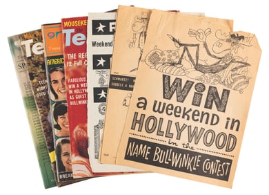 A Collection of Teen Magazines with Jay Ward Contests.