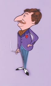 The Cel of “The Only Known Image of Executive Producer Ponsonby Britt, O.B.E.