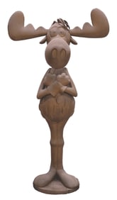 A Bullwinkle Oscar Spoof Statue.