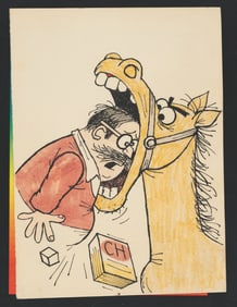 A Jay Ward Charlie Horse Drawing.