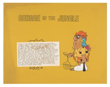 The Pitch Board for the Original “George of the Jungle" Concept.
