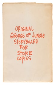 A Set of “George of the Jungle" Pilot Storyboards.