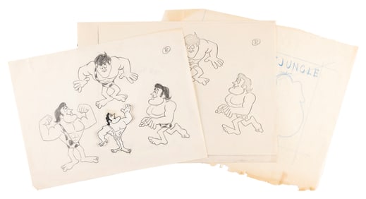 The Original “George of the Jungle" Master Model Sheet.