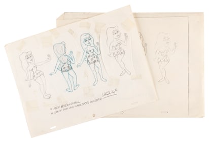The Original Ursula "George of the Jungle" Model Sheet.