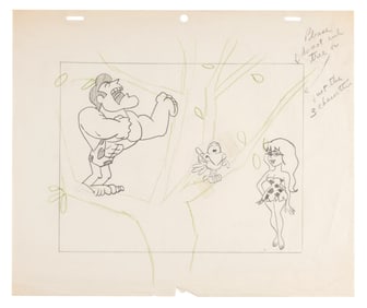A George, Ursula, and Tookie-Tookie Layout Drawing.