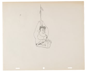 A “George of the Jungle" Production Drawing.