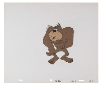 A "George of the Jungle" Ape Production Cel.
