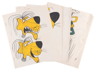 A Fred the Lion Drawing Collection.