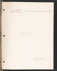 A "Gaslight Theater" Story Pitch by Bill Scott and Jay Ward.