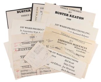 A Collection of Title Stats for a Buster Keaton Screening.