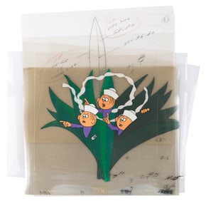 A Collection of Cap’n Crunch Production Cels and Drawings.