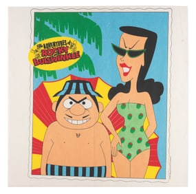 A Boris and Natasha T-Shirt Transfer.